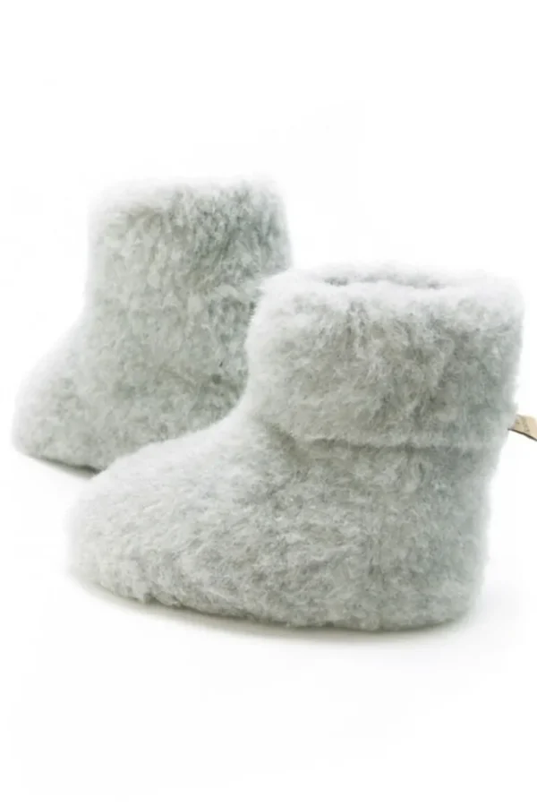 Danefæ Alwero Kids Booties JR Light Grey | Børn Hjemmesko | Sko