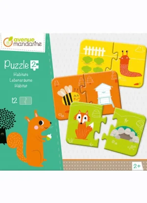 Danefæ Avenue M Puzzle 2 Pcs | Puslespil Og Spil