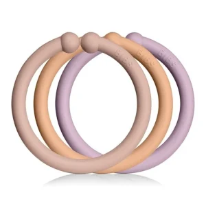 Danefæ Bibs Loops 12 Pak Blush/Peach/Dusky Lilac | Bidelegetøj