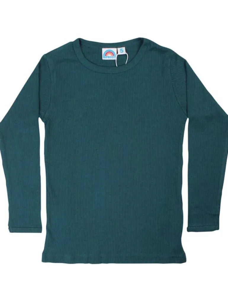 Danefæ BIFROST - Lemonade LS Dark Duck | Børn Bluser