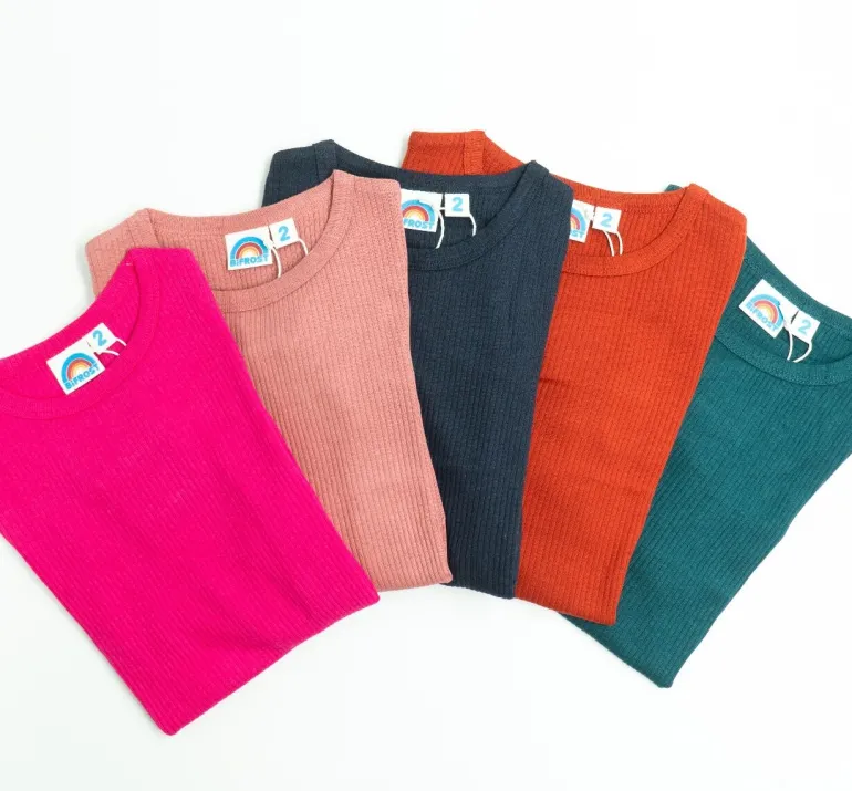 Danefæ BIFROST - Lemonade LS Dark Duck | Børn Bluser