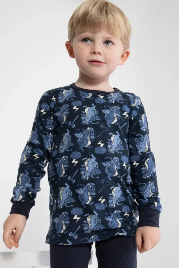 Danefæ BIFROST - Slumber Nightwear Blue Tone DRAGONS | Børn Nattøj