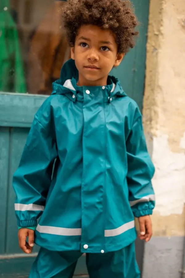 Danefæ BIFROST - Triton Rain Vintage Petrol | Børn Regntøj | Regntøj