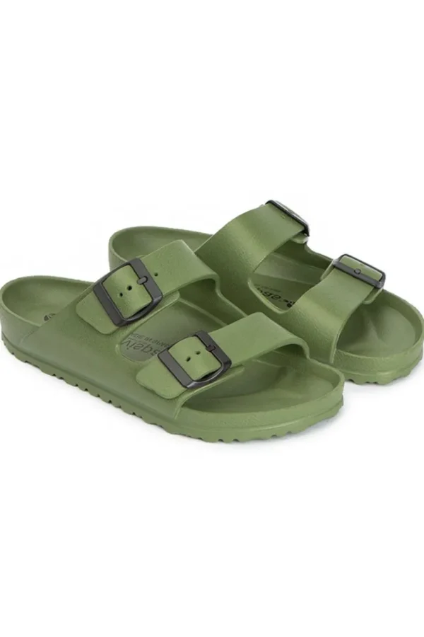 Danefæ Calzame - Coachella Bio EVA Sandal Khaki | Dame Sandaler