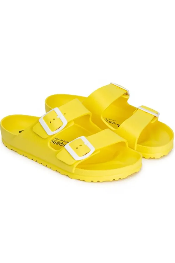 Danefæ Calzame - Coachella Bio EVA Sandal Yellow | Dame Sandaler