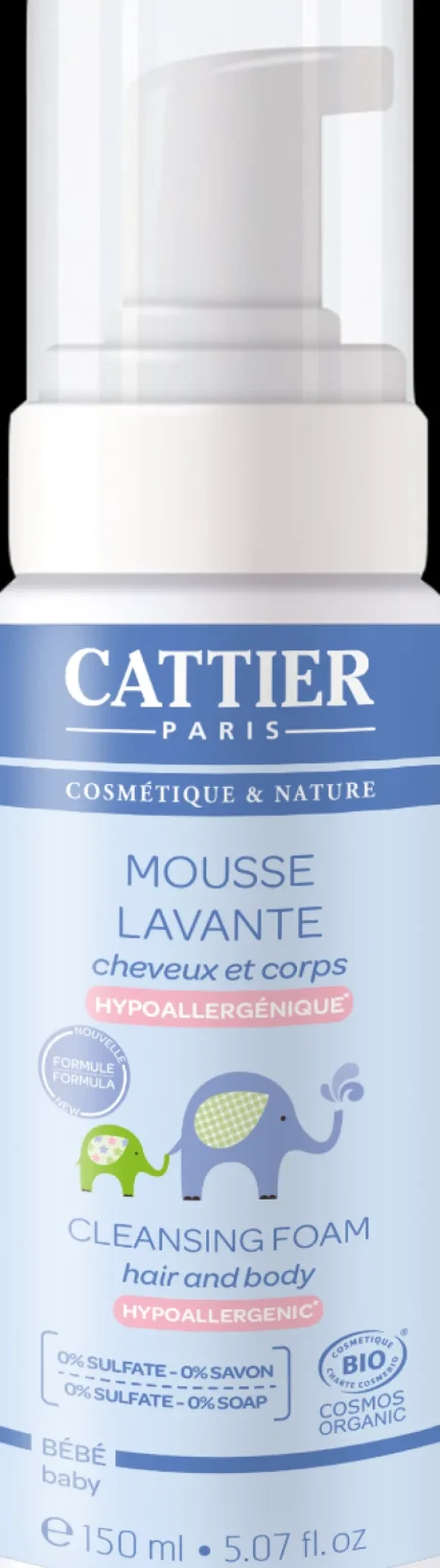 Danefæ Cattier Cleansing Baby Foam Hair and Body | Dame Beauty