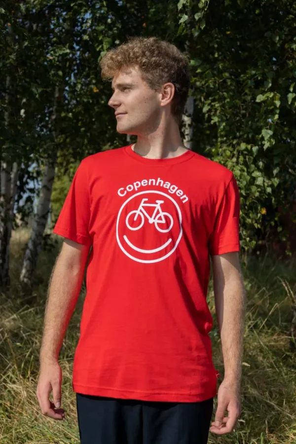 Danefæ CYCLECPH Smilecycle Tee Red CYCLE (white) | T-shirt