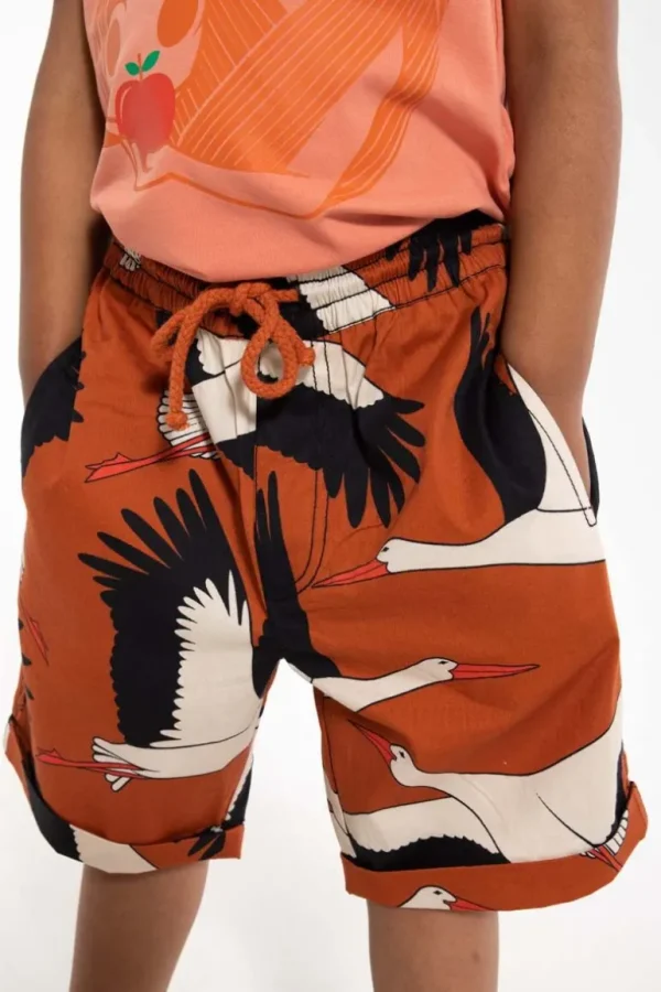 Danefæ Danalfred Poplin Shorts Rust BIG STORK | Børn Shorts