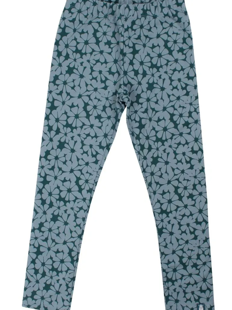 Danefæ Danandrea Warm leggings Blue Grey/Dark Slate FLOWERY | Børn Leggings