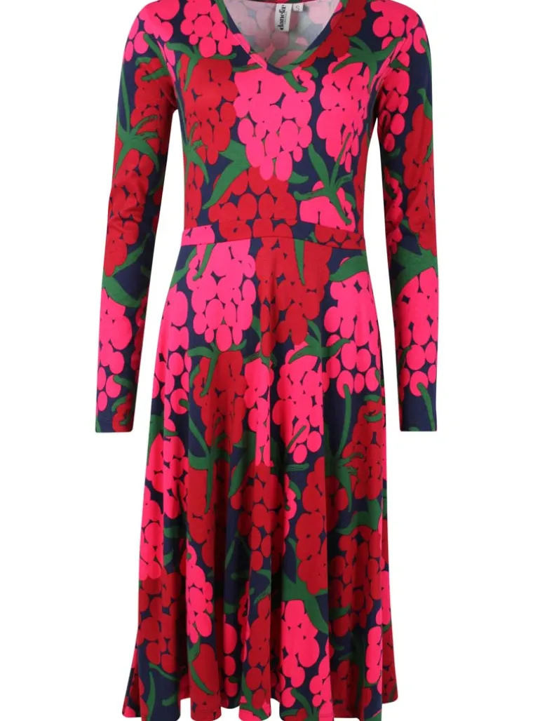 Danefæ Danandreasen Interlock Dress Dark Navy MAXIBERRY | Dame Kjoler