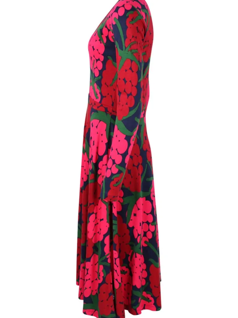 Danefæ Danandreasen Interlock Dress Dark Navy MAXIBERRY | Dame Kjoler