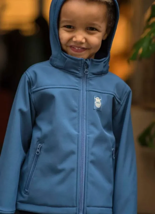Danefæ Danebandit Softshell Cold Blue | Børn Softshelljakker