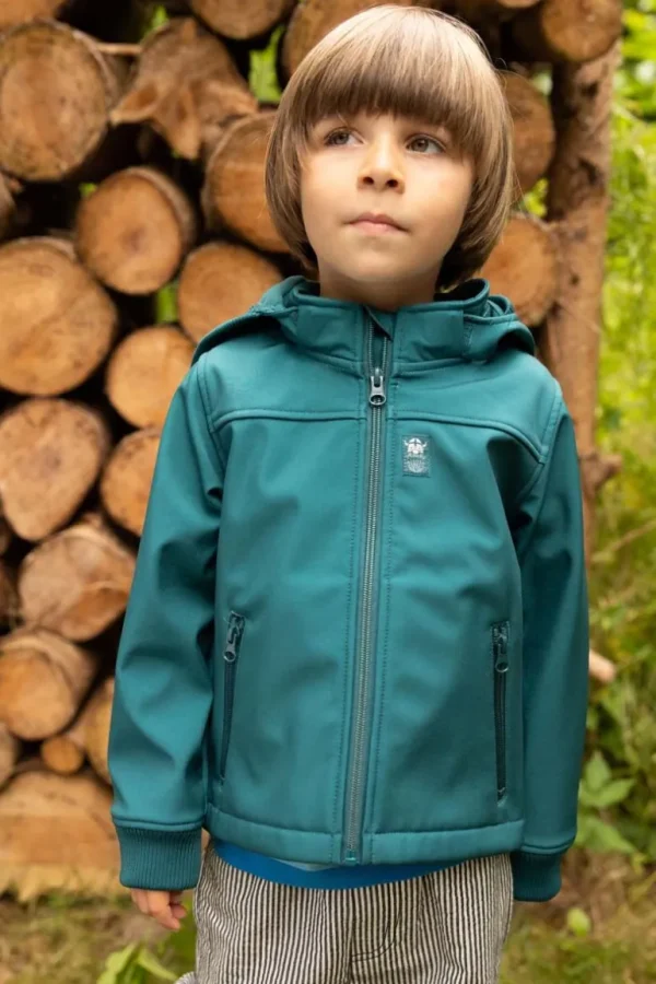 Danefæ Danebandit Softshell Dark Duck REFLECTIVE ERIK | Børn Softshelljakker