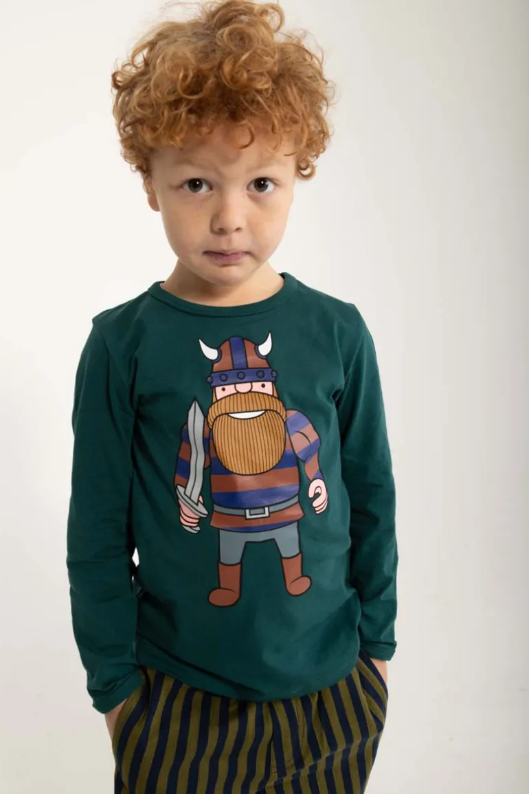 Danefæ Danebasic Longsleeve Dark Slate ERIK DIN VEN | Børn Bluser