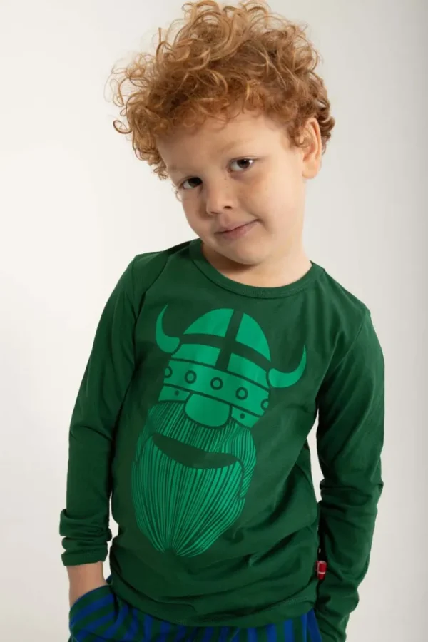 Danefæ Danebasic Longsleeve dark slate | Børn Bluser