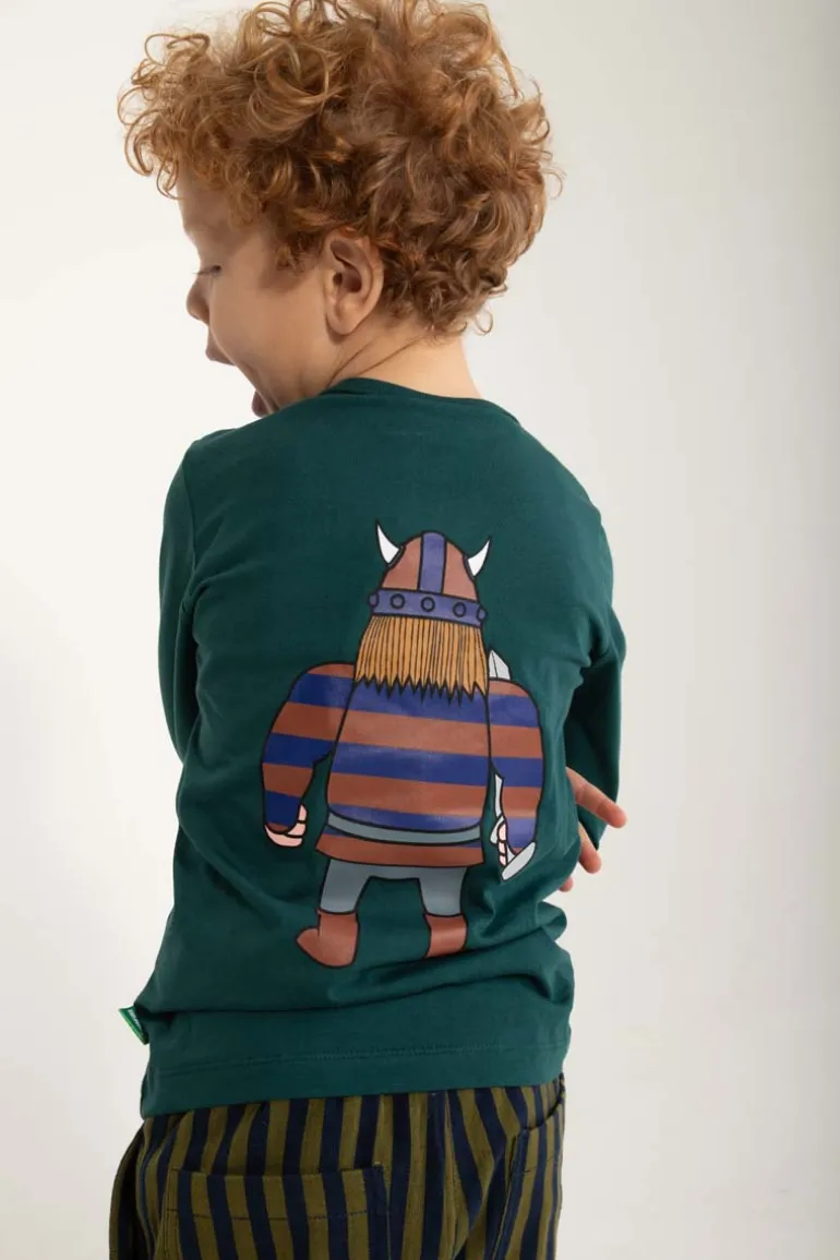 Danefæ Danebasic Longsleeve Dark Slate ERIK DIN VEN | Børn Bluser