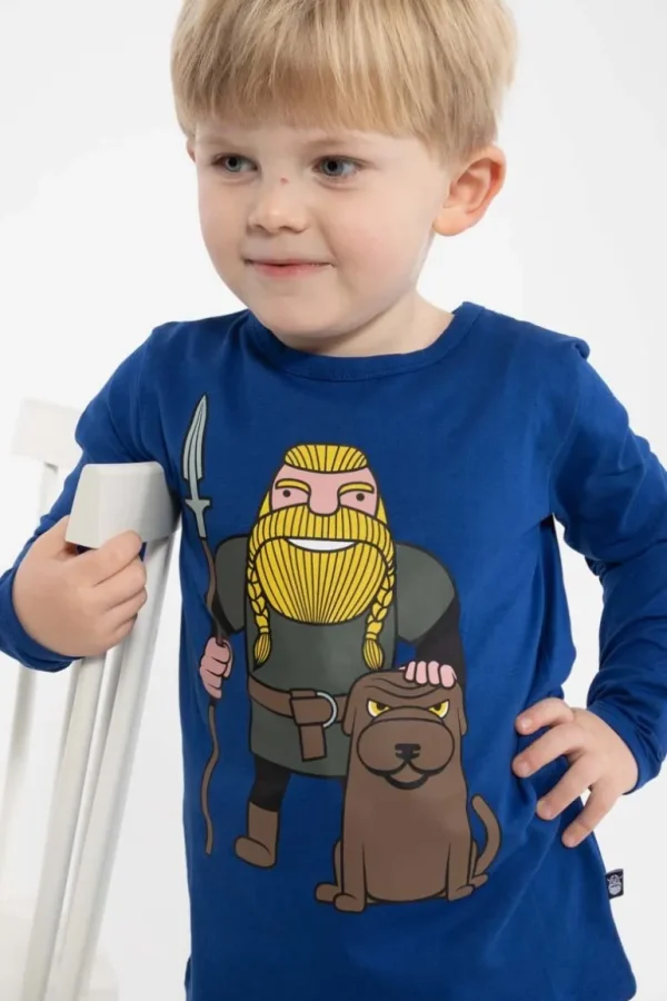 Danefæ Danebasic Longsleeve Deep Marine ULF | Børn Bluser