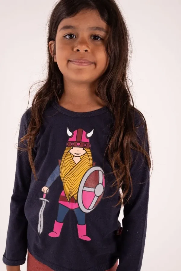 Danefæ Danebasic LS X Navy FREJADINVEN | Børn Bluser