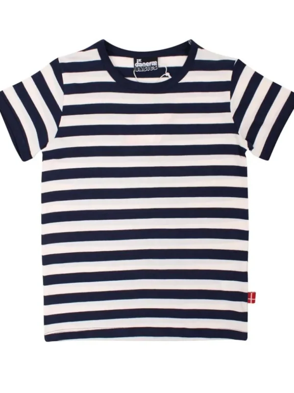 Danefæ Danebasic SS Dk Navy/Chalk | Børn T-shirts