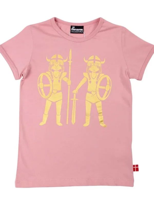 Danefæ Danebasic SS Soft Rose DOUBLE TROUBLE | Børn T-shirts