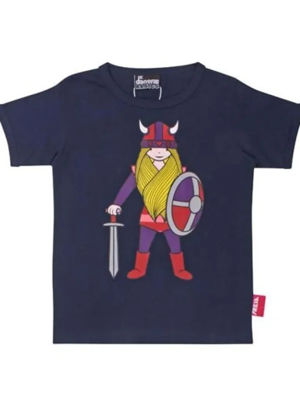 Danefæ Danebasic SS X Navy FREJA DIN VEN | Børn T-shirts
