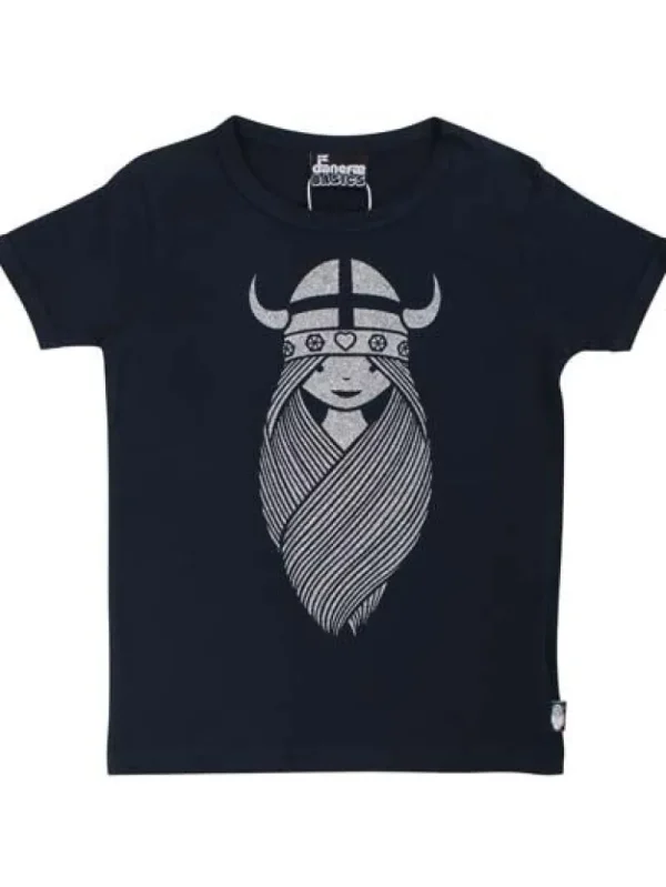 Danefæ Danebasic SS X Navy FREJA | Børn T-shirts