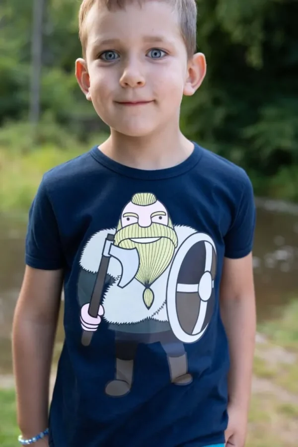 Danefæ Danebasic SS X Navy HARALD | Børn T-shirts