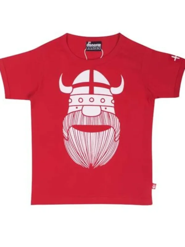 Danefæ Danebasic SS X Red ERIK FLAG | Børn T-shirts