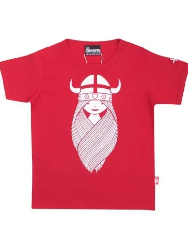 Danefæ Danebasic SS X Red FREJA | Børn T-shirts