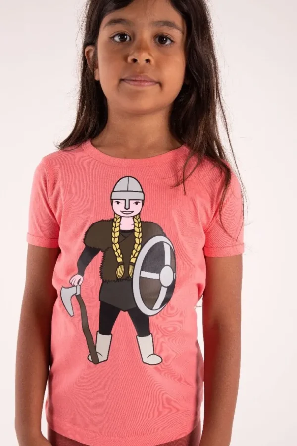 Danefæ Danebasic SS X Warm Coral SIF | Børn T-shirts