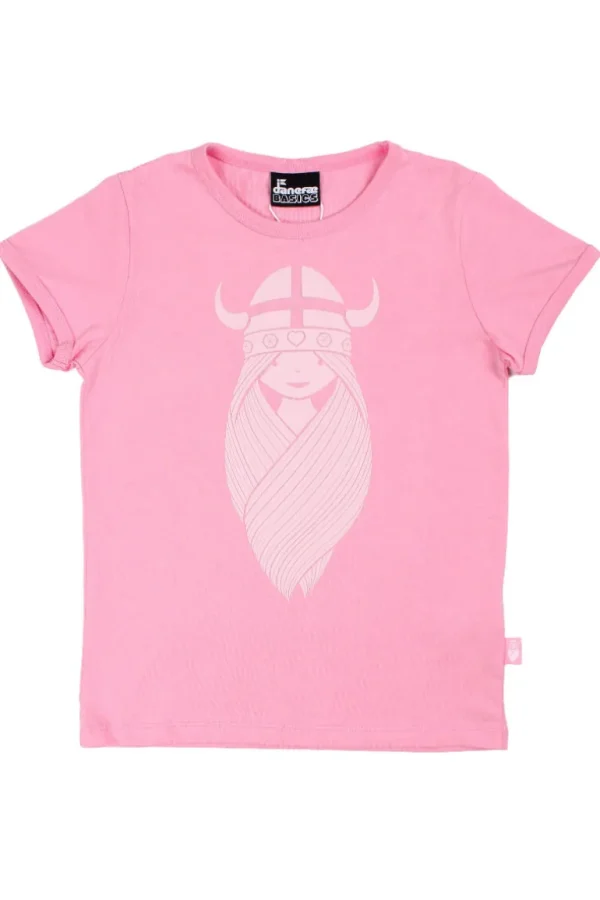 Danefæ Danebasic SS X Warm Rose FREJA | Børn T-shirts