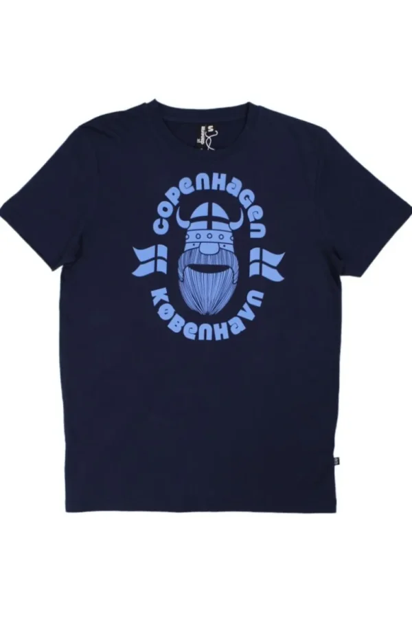 Danefæ Danebasicmande SS T Navy ERIK CPH | T-shirt