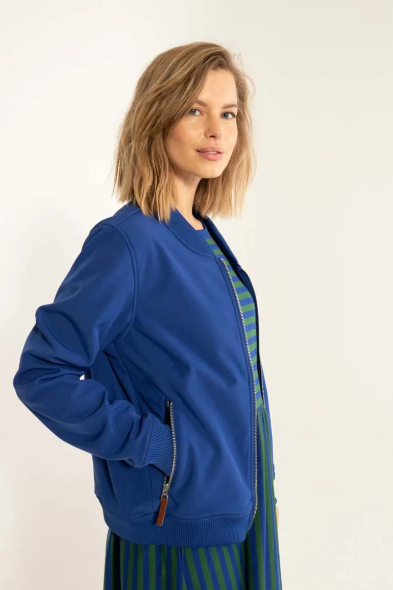 Danefæ Danebea Softshell Bomber Deep Blue | Dame Softshell Frakker