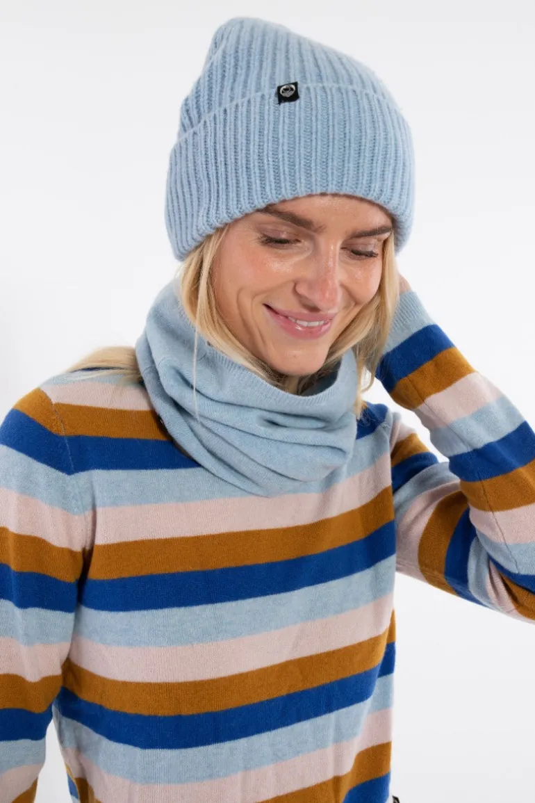 Danefæ Danebest Friend Merino Neckwarmer Light Blue | Dame Tørklæder
