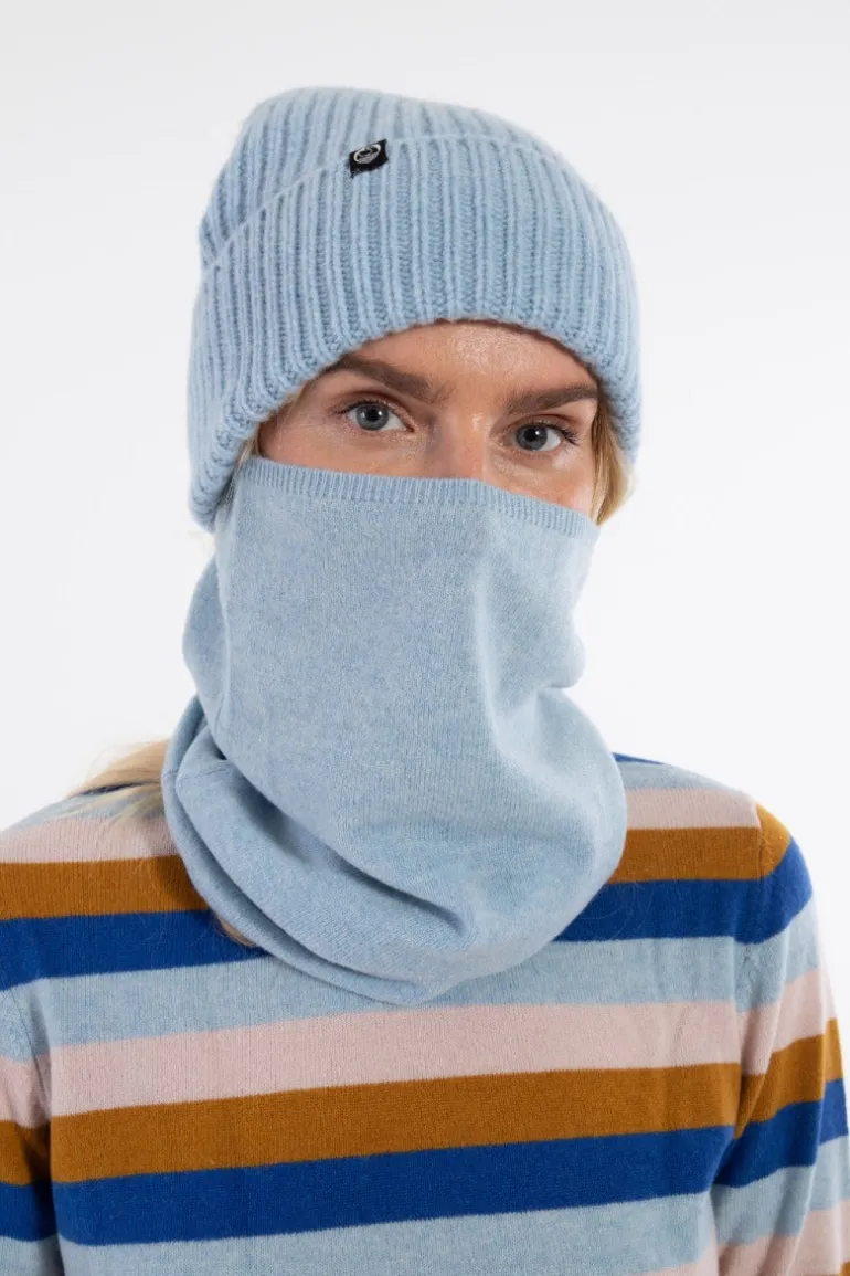 Danefæ Danebest Friend Merino Neckwarmer Light Blue | Dame Tørklæder
