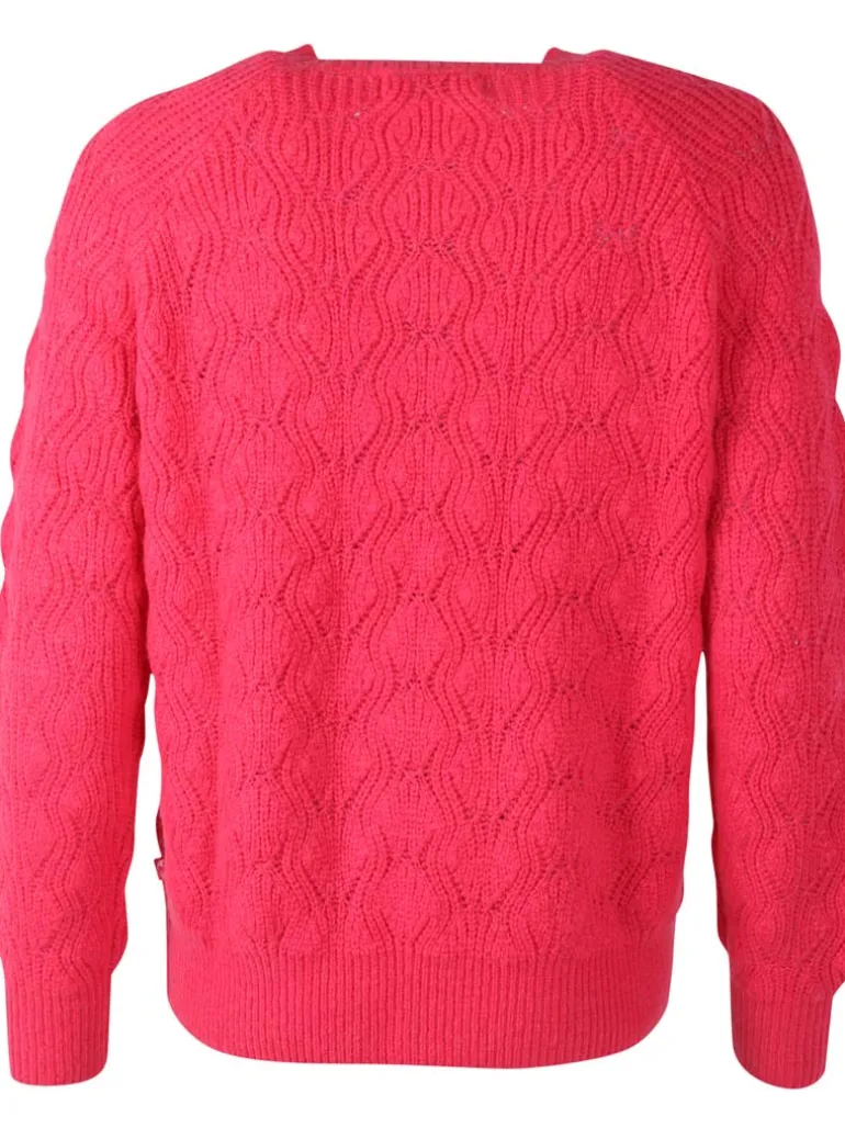 Danefæ Danebirdie Wool Sweater Power Pink | Dame Strik