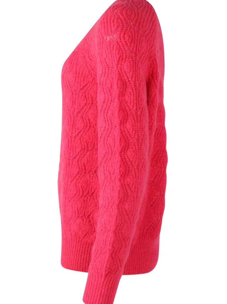 Danefæ Danebirdie Wool Sweater Power Pink | Dame Strik