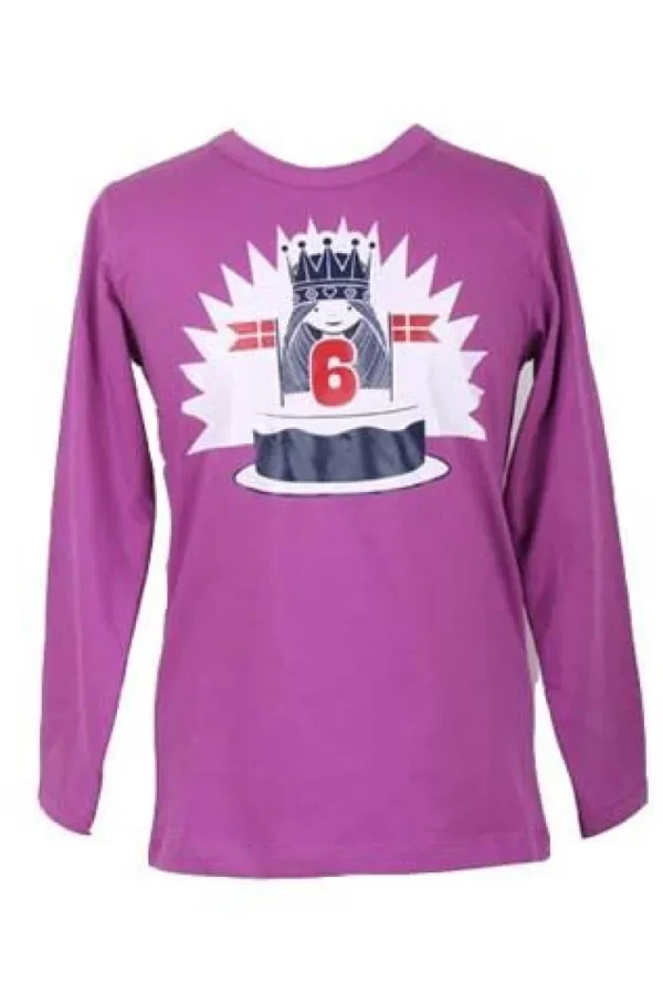 Danefæ Danebirthday tee Purple BIRTHDAY | Børn Bluser