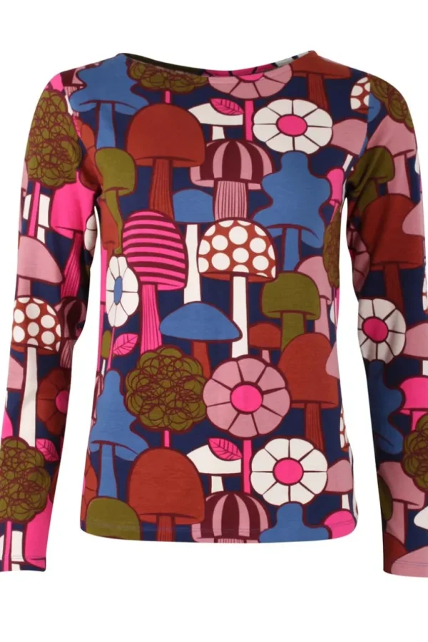 Danefæ Daneboat Neck LS Modal Tee Dark Navy MYKOLOGI | Dame Bluser