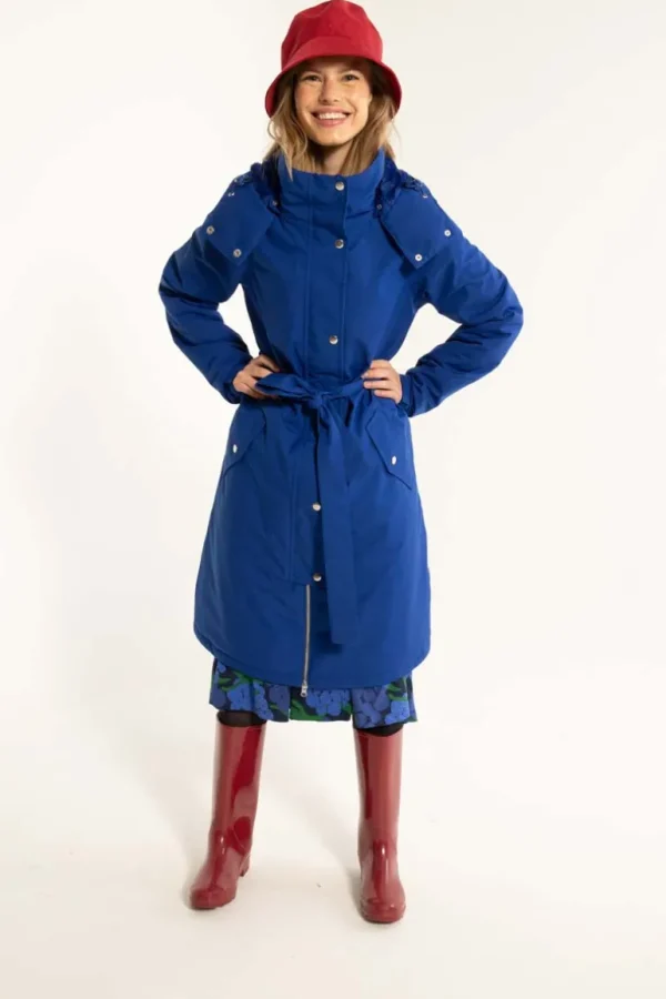 Danefæ Danebornholm Winter Rain Deep Blue | Dame Regnfrakker | Vinterfrakker
