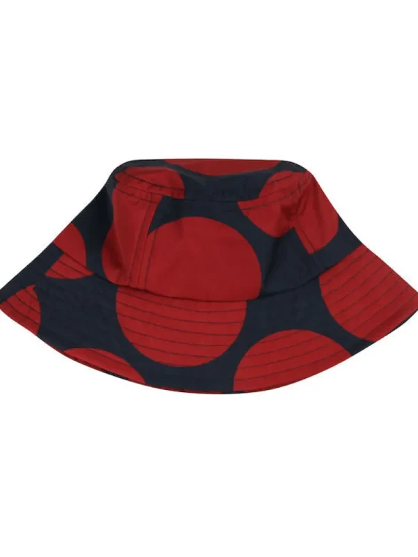 Danefæ Danebucket Rain Hat Dk Navy/Dk Rust MEGADOT | Dame Regnfrakker