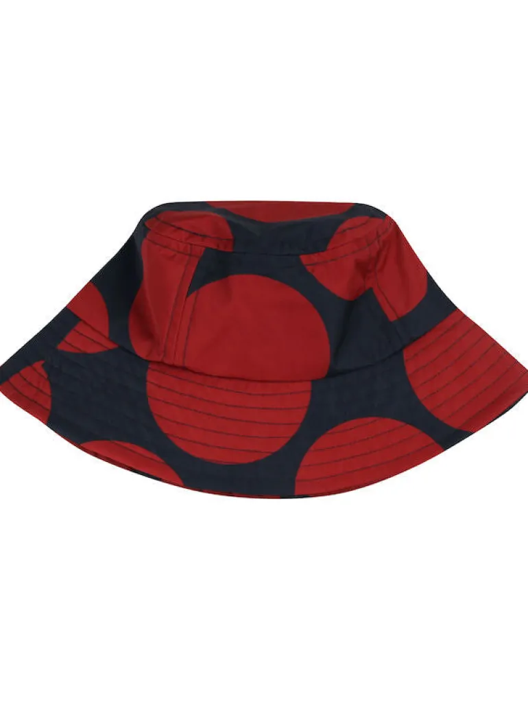Danefæ Danebucket Rain Hat Dk Navy/Dk Rust MEGADOT | Dame Regnfrakker