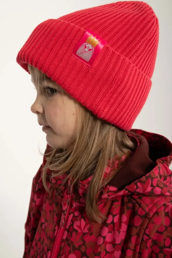 Danefæ Daneby Cotton Beanie Bright Pink | Børn Vanter Og Huer