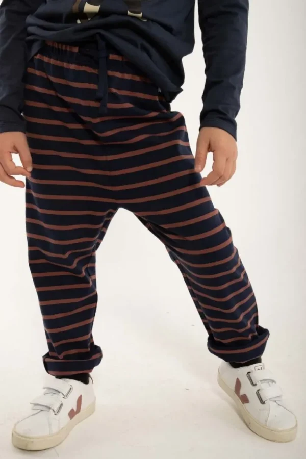 Danefæ Danedeck Junior Pants Dk Navy/Beige Rose | Børn Bukser
