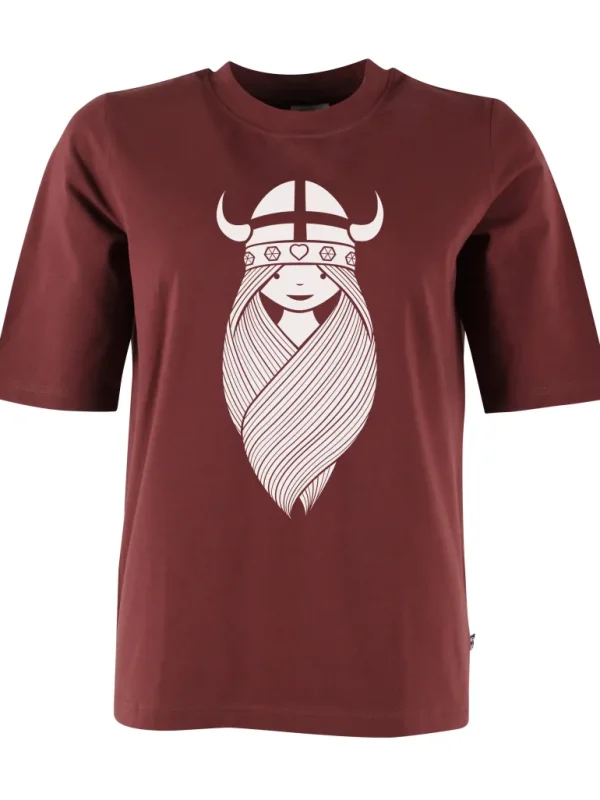 Danefæ Danefavorito Tee Bordeaux FREJA | Dame T-shirts