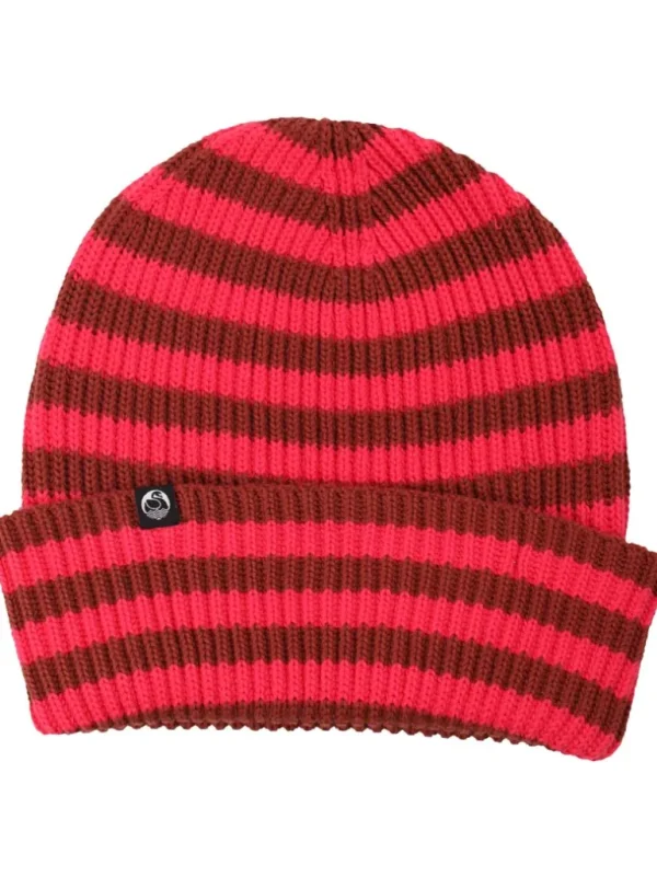 Danefæ Danefolk Cotton Beanie Bright Pink/Rust | Dame Huer