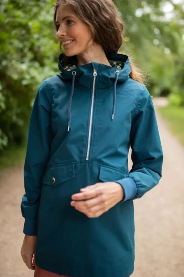 Danefæ Danefryd Anorak Dusty Navy | Dame Overgangsjakker