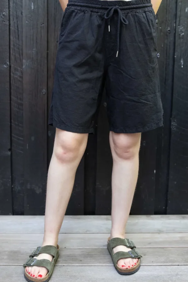 Danefæ Danegames Searsucker Shorts Black | Dame Shorts