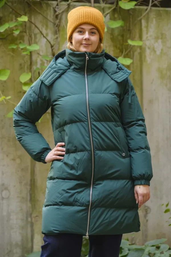 Danefæ Daneget Down Winter Coat Dark Duck | Dame Vinterfrakker