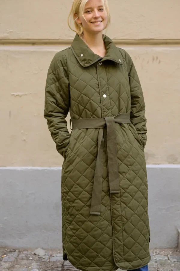 Danefæ Daneglam Thermo Coat Warm Khaki | Dame Termotøj